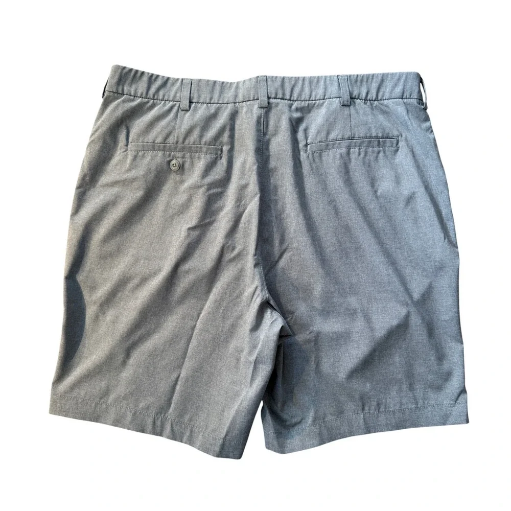 Grand Slam‎ Shorts Mens 38 Gray Golf Performance Flat Front Stretch